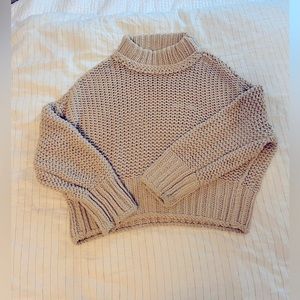 Free People chunky knit sweater